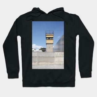 Former watchtower, Berlin Wall Memorial, Bernauer Strasse, Berlin Hoodie